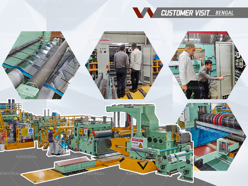 Bangladesh Customer Visits Metal Slitter Equipment Vestibulum Planta