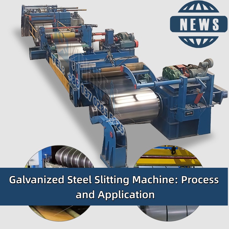 Galvanized Steel Slitting Machina: Processus et Application