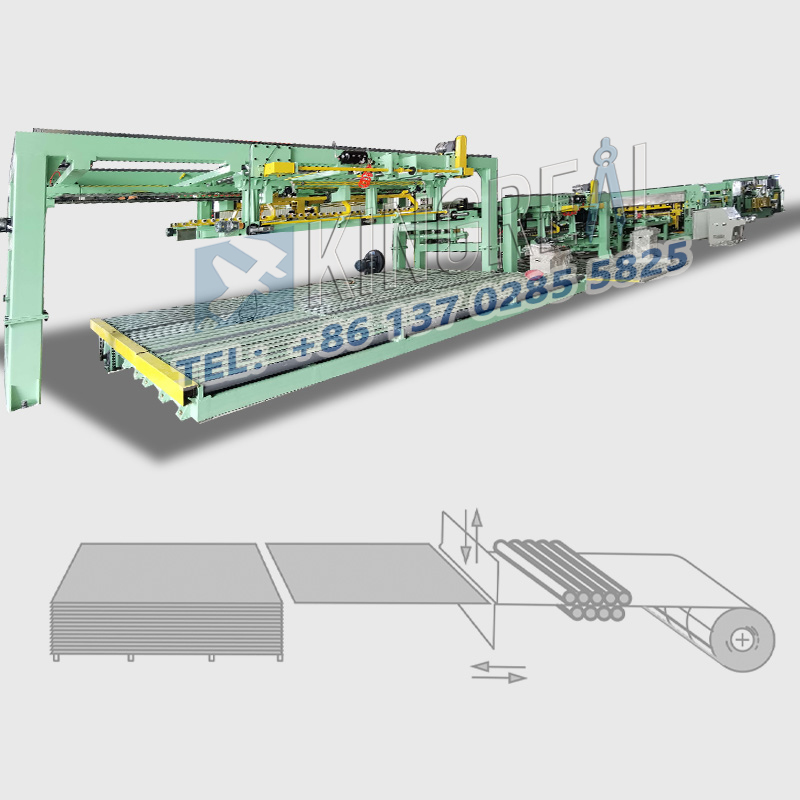 Cut Longitudo linea cum Dual Stacker Machina