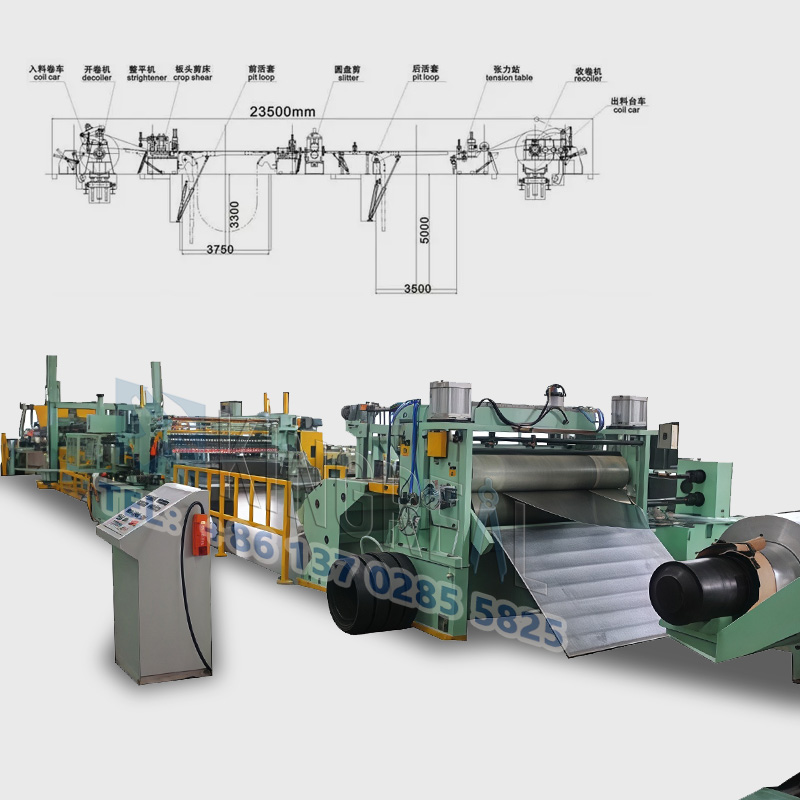 Casio Steel Coil Slitting Machina