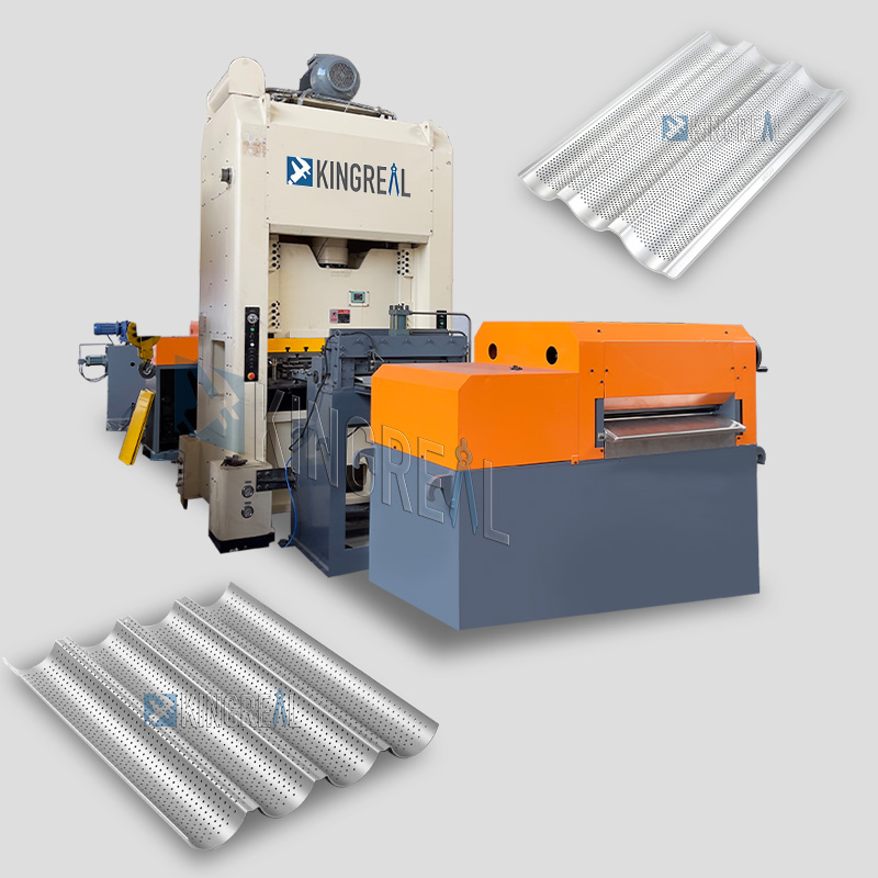 Metallum Baguette Tray Perforated Punching Machina